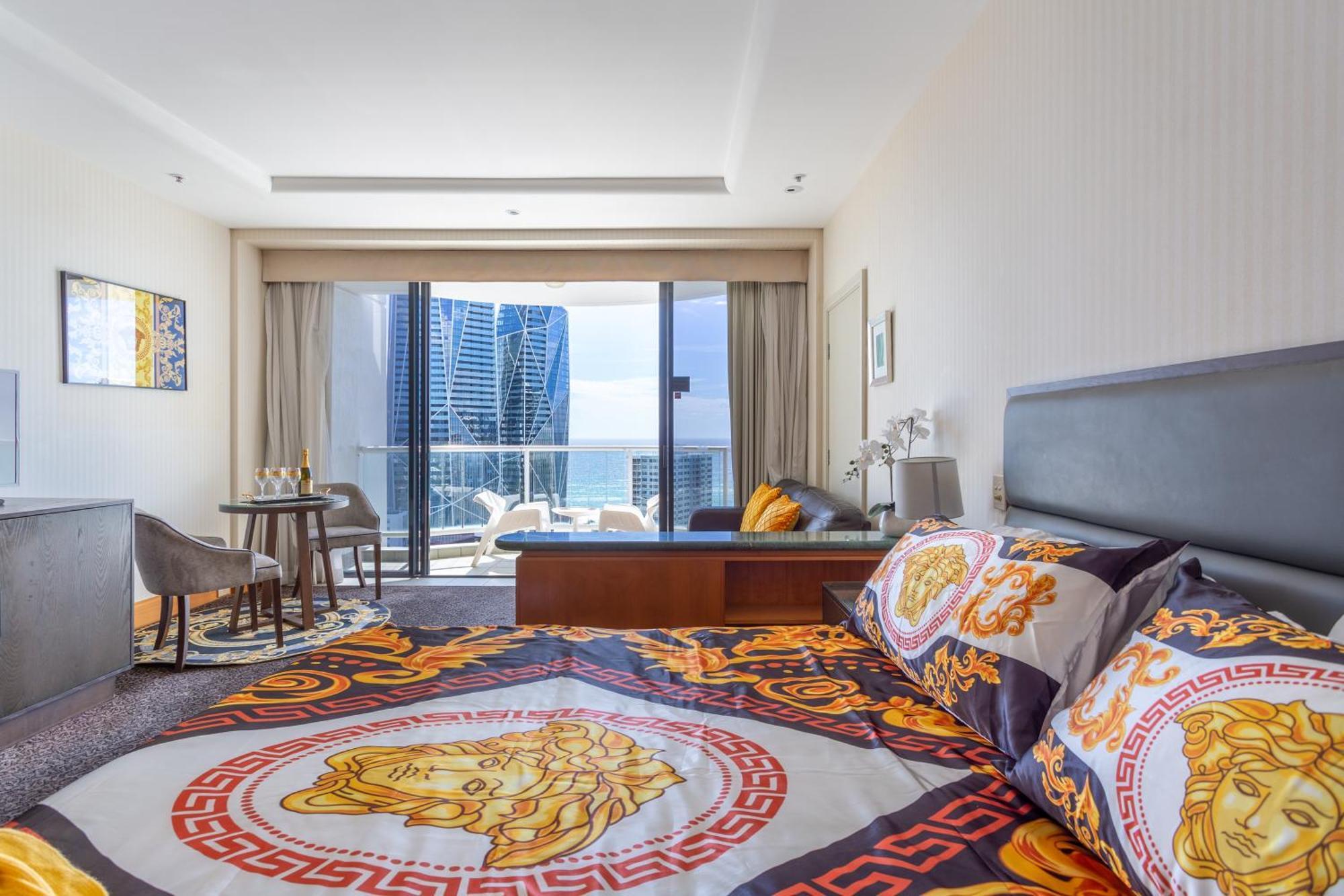 Luxury Privately Owned Ocean View Studio Apartments At O4Ks Gold Tower Gold Coast Oda fotoğraf