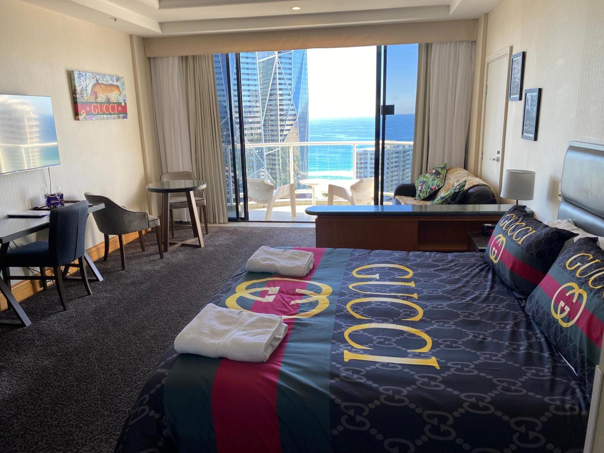 Luxury Privately Owned Ocean View Studio Apartments At O4Ks Gold Tower Gold Coast Dış mekan fotoğraf